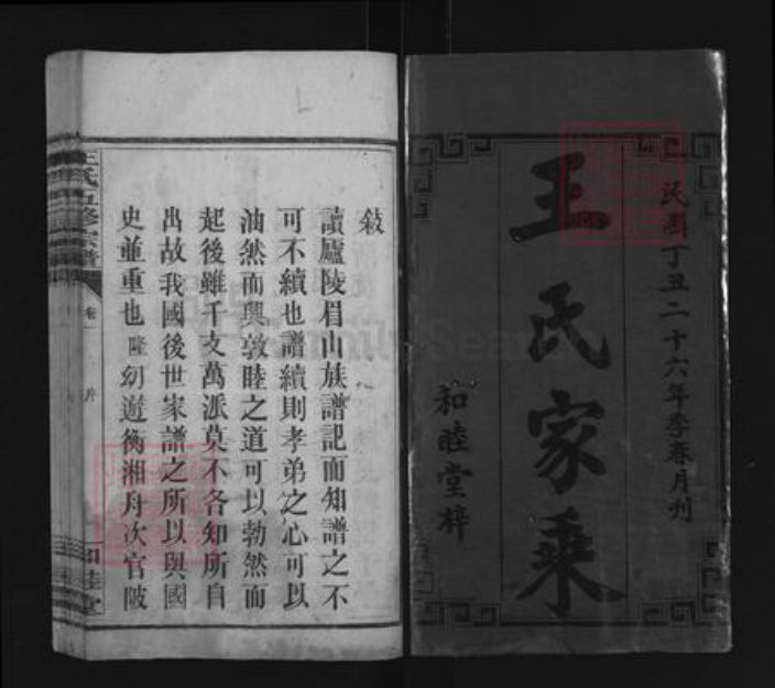 湖南省郴州市安仁县龙海镇王氏和睦堂族谱-王氏五修宗谱.pdf电子版插图1