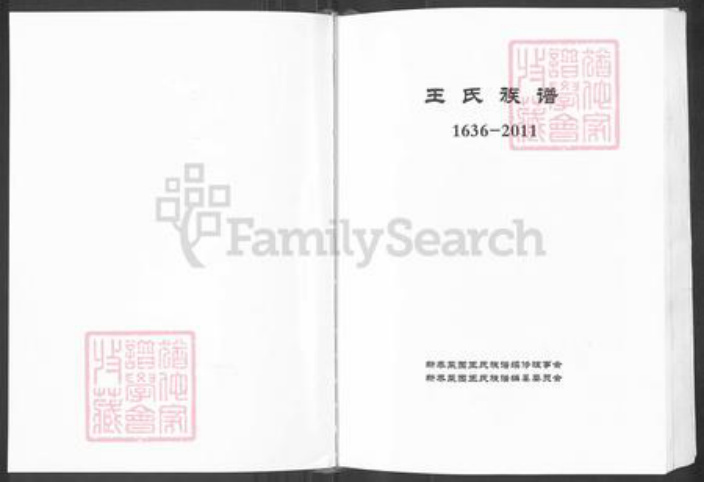 山东省泰安市新泰市王氏族谱-王氏族谱.pdf电子版插图1