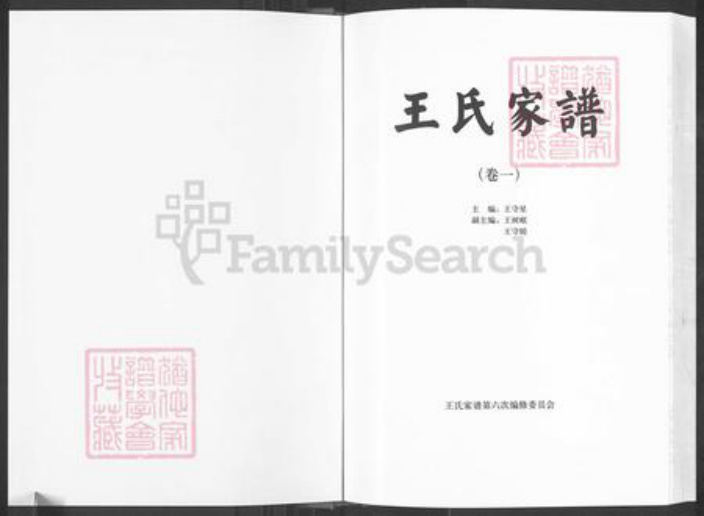 山东省滨州市邹平市长山镇王氏族谱-王氏家谱.pdf电子版插图1