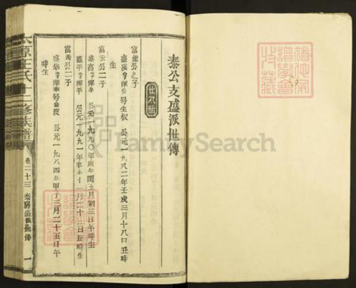 福建省三明市宁化县水茜镇王氏族谱-太原王氏十二修族谱.pdf电子版插图1