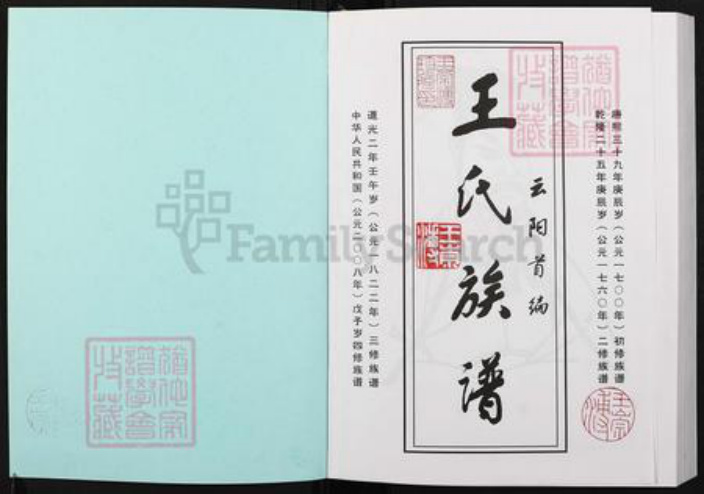 重庆市云阳县南溪镇王氏族谱-王氏族谱.pdf电子版插图1