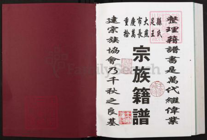重庆市大足区王氏族谱-重庆大足县拾万长燕王氏宗族籍谱.pdf电子版插图1