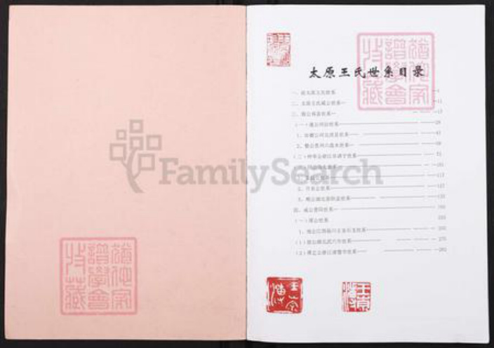 山西省太原市王氏族谱-太原王氏大总谱.pdf电子版插图1