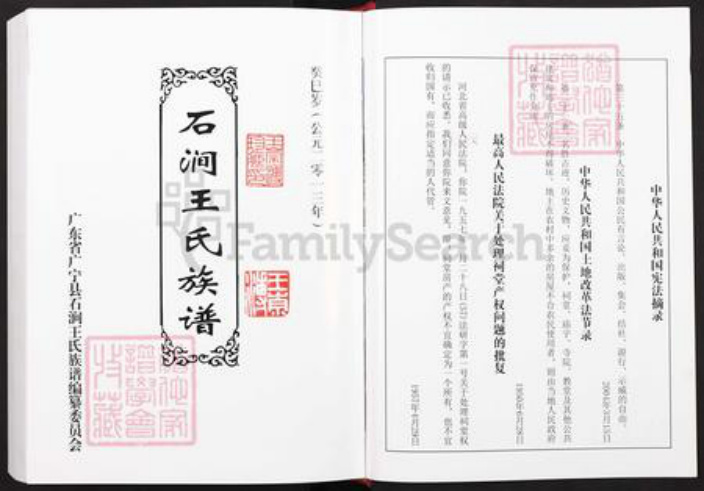 广东省肇庆市广宁县古水镇王氏族谱-石涧王氏族谱.pdf电子版插图2