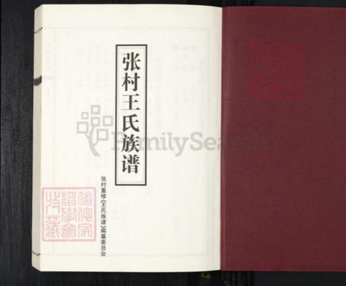 山东省青岛市王氏族谱-张村王氏族谱.pdf电子版插图1