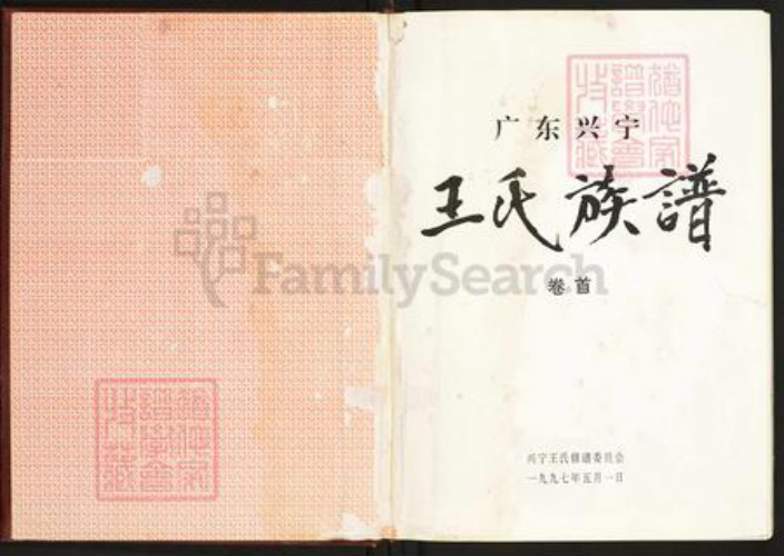 广东省梅州市兴宁市王氏三槐堂族谱-广东兴宁王氏族谱.pdf电子版插图1