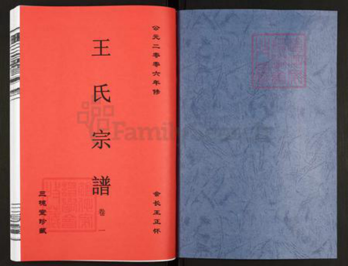 安徽省合肥市肥东县店端口镇王氏三槐堂族谱-王氏宗谱.pdf电子版插图1