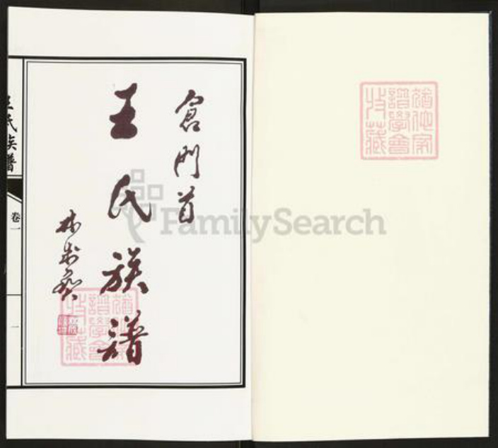 山东省济宁市汶上县王氏族谱-仓门首王氏族谱.pdf电子版插图1