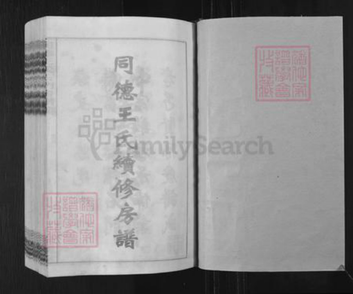 湖南省娄底市双峰县王氏三槐堂族谱-同德王氏续修房谱.pdf电子版插图1