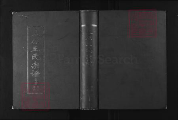 湖北省武汉市黄陂区王氏三槐堂族谱-太原王氏宗谱.pdf电子版插图