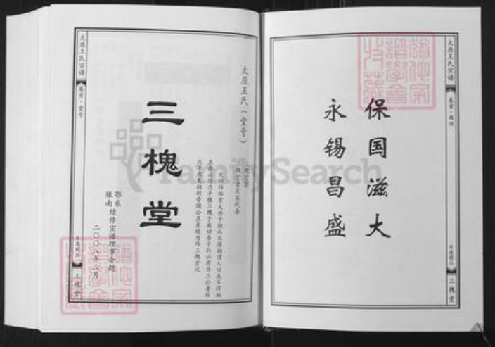 湖北省武汉市黄陂区王氏三槐堂族谱-太原王氏宗谱.pdf电子版插图2