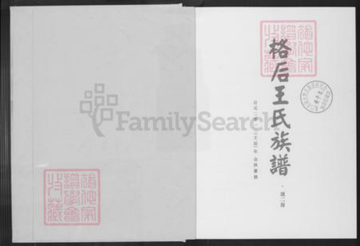 福建省泉州市南安市王氏普济堂族谱-格后王氏族谱.顶二房.pdf电子版插图1