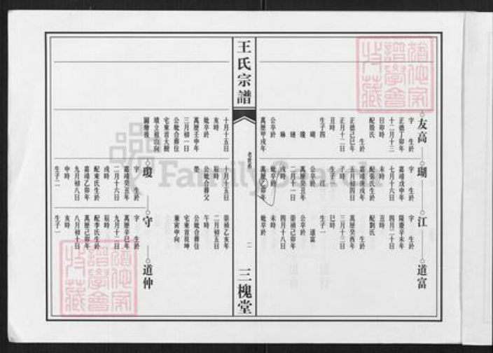四川省德阳市中江县王氏三槐堂族谱-高店王氏宗谱.pdf电子版插图2