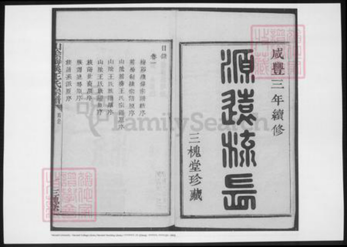 山西省朔州市王氏族谱-山阴梅溪王氏宗谱.pdf电子版插图1