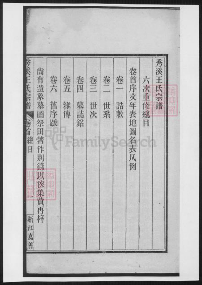 浙江省嘉兴市嘉善县王氏族谱-秀溪王氏宗谱.pdf电子版插图2 浙江省嘉兴市嘉善县王氏族谱-秀溪王氏宗谱.pdf电子版插图2