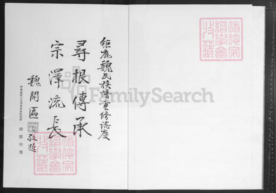 福建省漳州市南靖县梅林镇魏氏巨鹿堂族谱-巨鹿魏氏族谱.pdf电子版插图2