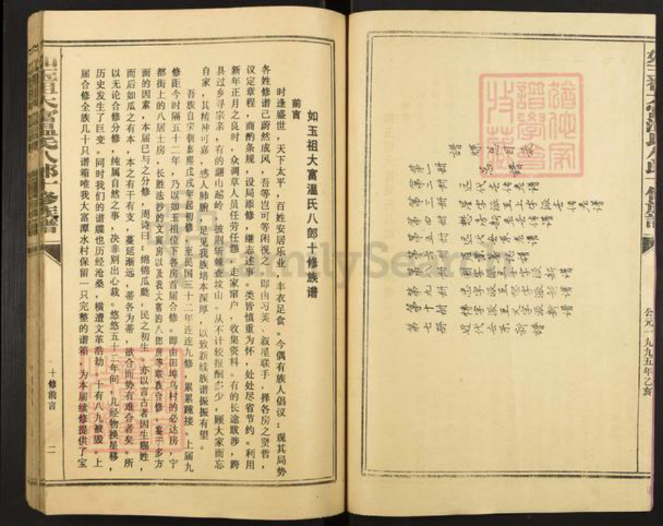 江西省赣州市宁都县竹笮乡温氏族谱-如玉祖大富温氏八郎十修族谱.pdf电子版插图2