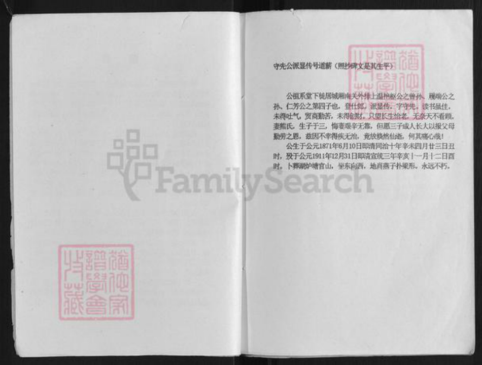 江西省赣州市石城县温氏族谱-温守先公位下系传家谱.pdf电子版插图2