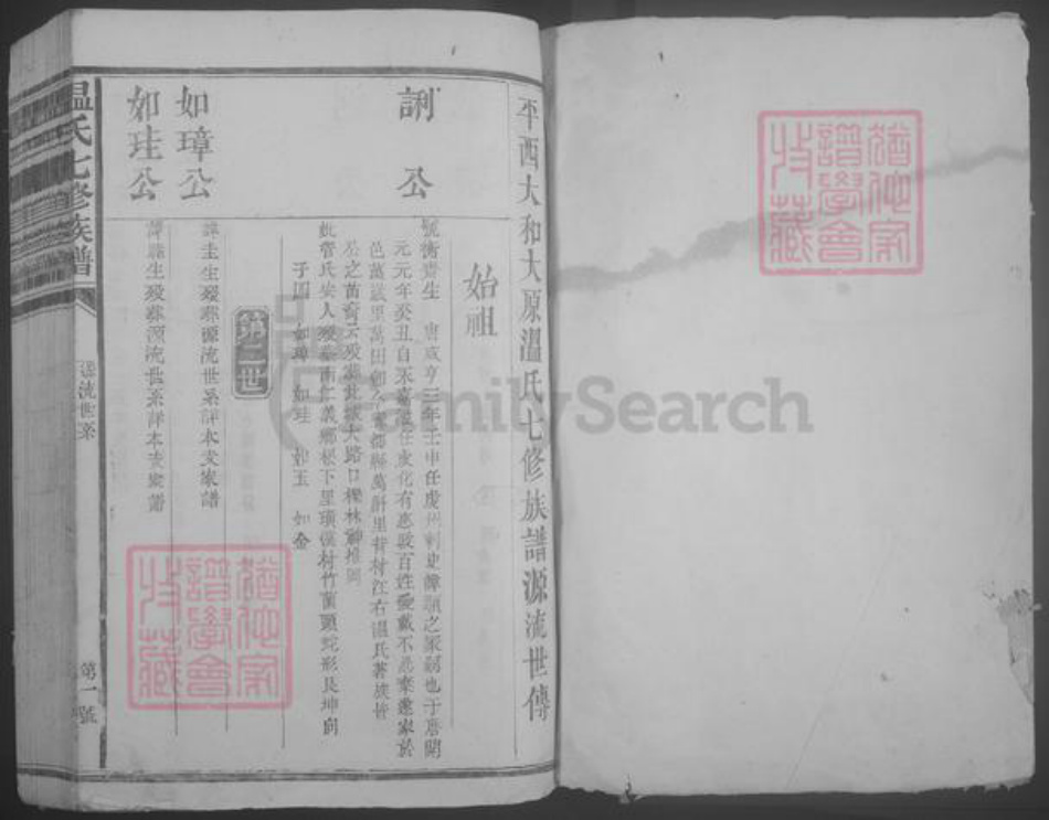 江西省赣州市石城县温氏族谱-温氏七修族谱.pdf电子版插图1