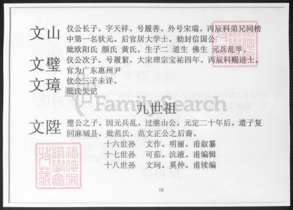 重庆市涪陵区文氏族谱-涪陵文氏族谱.pdf电子版插图3 重庆市涪陵区文氏族谱-涪陵文氏族谱.pdf电子版插图3