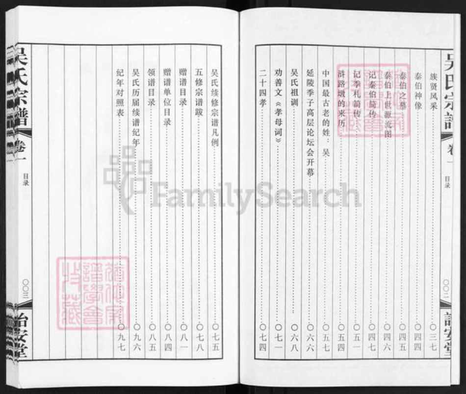 江苏省常州市武进县礼嘉镇吴氏诒安堂族谱-吴氏宗谱.pdf电子版插图3