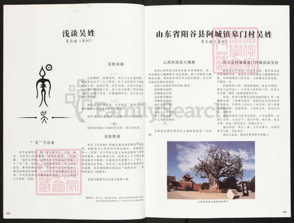 山东省聊城市阳谷县吴氏族谱-吴家纪念册.山东省阳谷县阿城镇吴氏吴九成一脉[3册].pdf电子版插图4