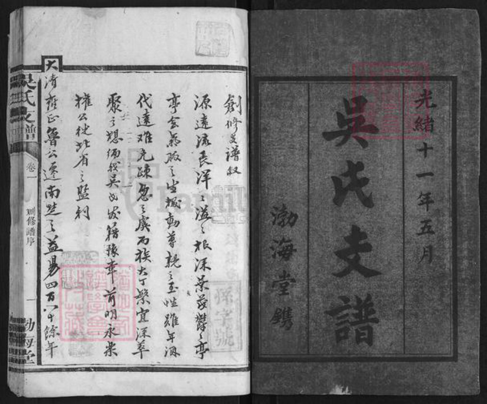 湖南省益阳市吴氏族谱-吴氏支谱[4卷].pdf电子版插图1