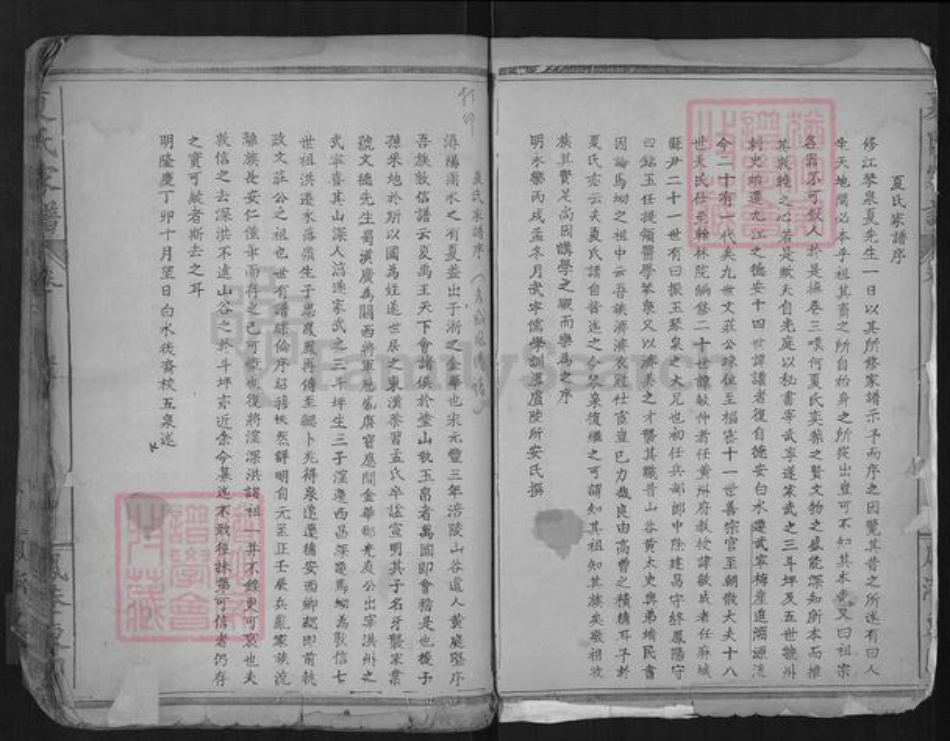 湖北省孝感市孝南区杨店镇夏氏福荫堂族谱-夏氏家谱.pdf电子版插图2