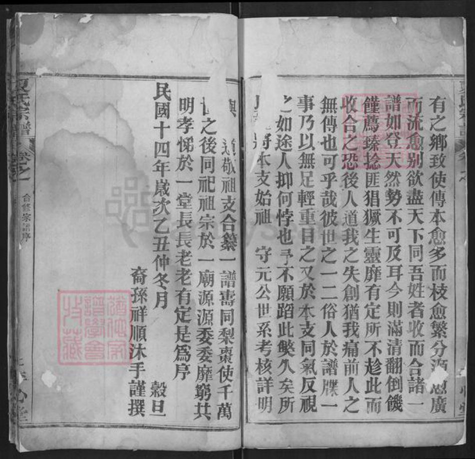 湖北省黄冈市红安县夏氏平心堂族谱-夏氏宗谱.pdf电子版插图2