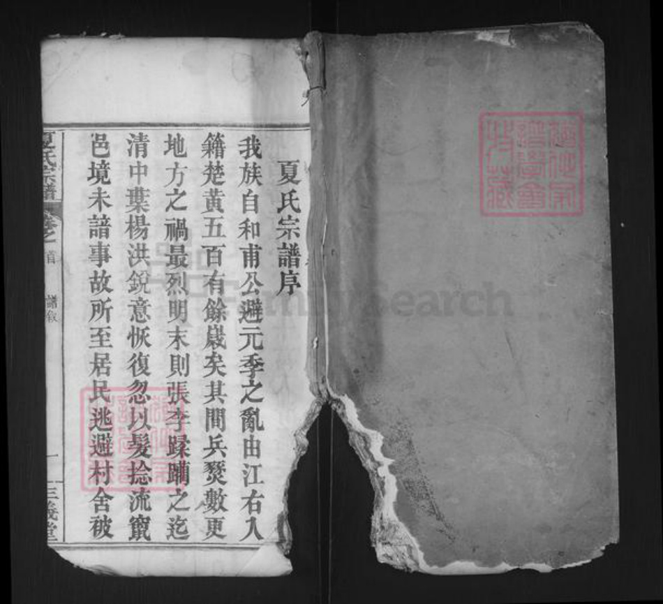 湖北省黄冈市罗田县大崎镇夏氏三义堂族谱-夏氏宗谱.pdf电子版