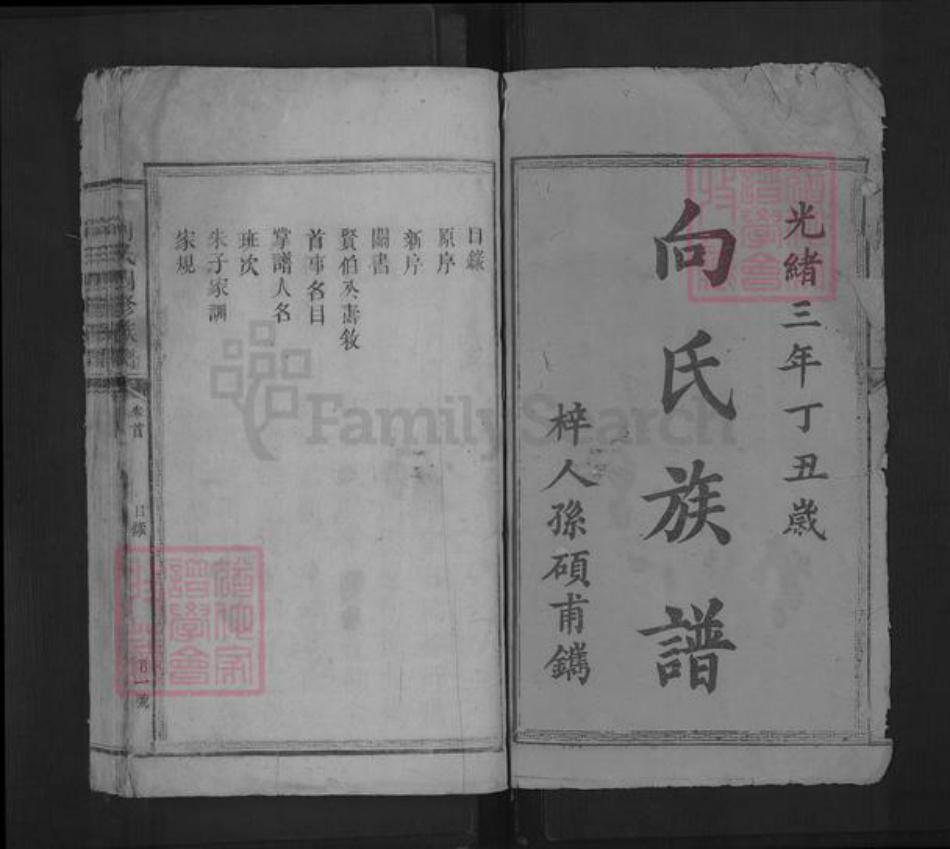 湖南省怀化市溆浦县向氏族谱-向氏四修族谱.pdf电子版插图1