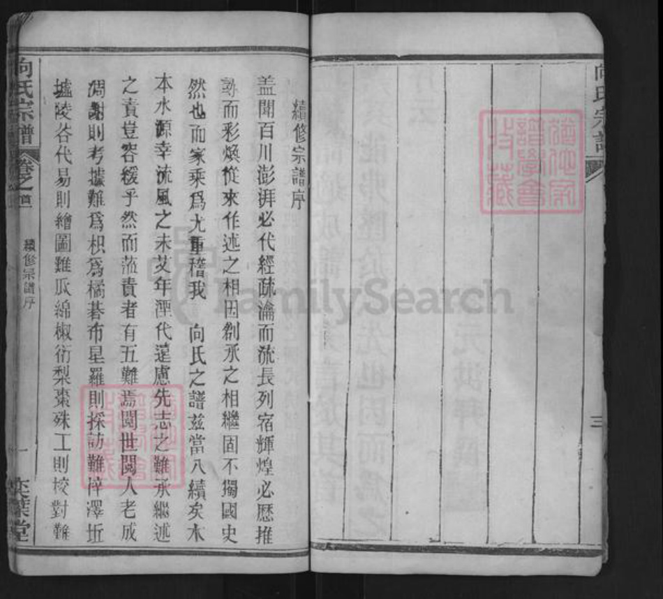 湖北省武汉市黄陂区王家河街道向氏奕叶堂族谱-向氏宗谱.pdf电子版插图4