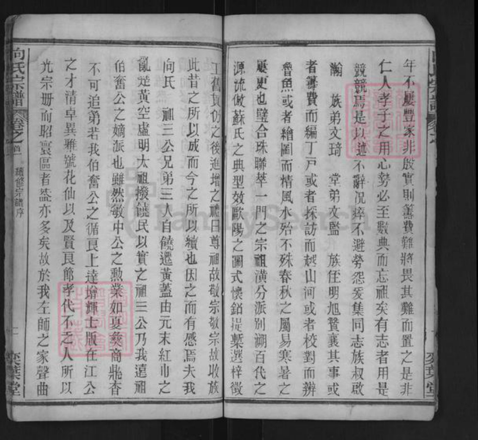 湖北省武汉市黄陂区王家河街道向氏奕叶堂族谱-向氏宗谱.pdf电子版插图5