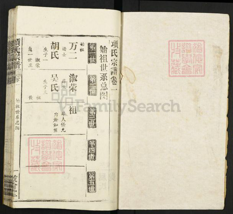 湖北省黄冈市麻城市宋端口镇项氏敦伦堂族谱-项氏宗谱.pdf电子版插图1