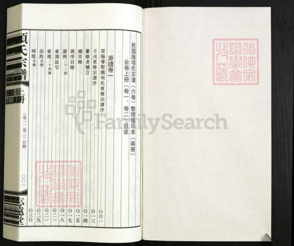江苏省镇江市丹阳市导墅镇项氏志远堂族谱-项氏宗谱.pdf电子版插图2