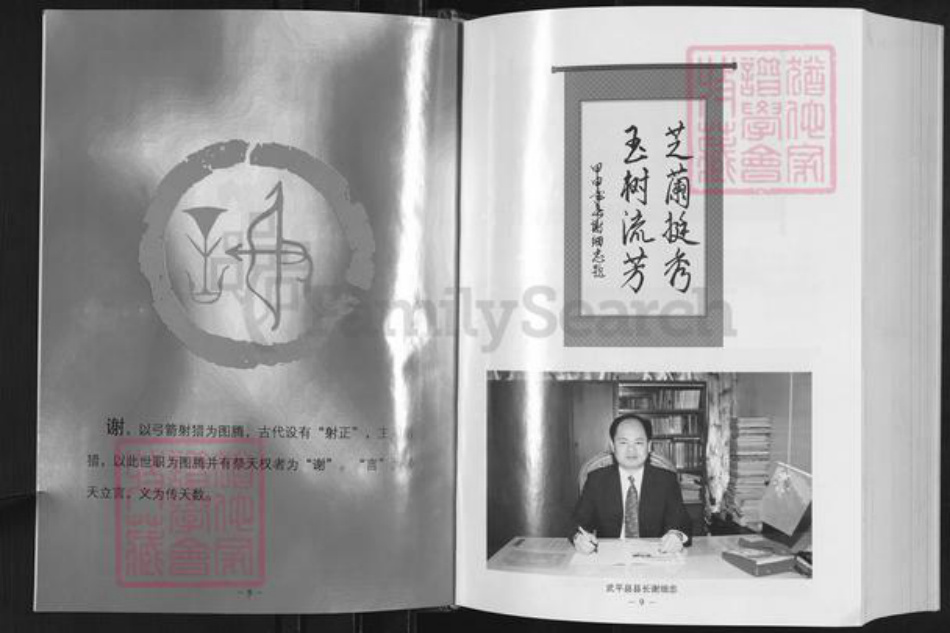福建省龙岩市武平县城厢乡谢氏宝树堂族谱-武平谢氏族谱.pdf电子版插图1