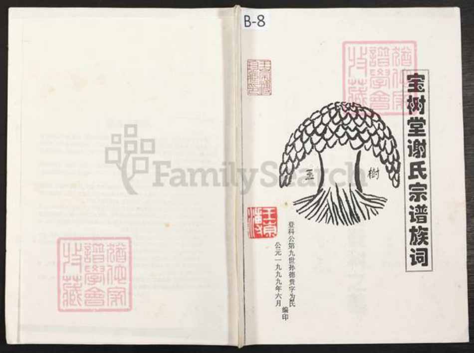 重庆市合川区谢氏宝树堂族谱-宝树堂谢氏宗谱族词.pdf电子版插图