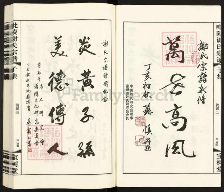 江苏省常州市谢氏宝树堂族谱-毗陵谢氏宗谱.pdf电子版插图4