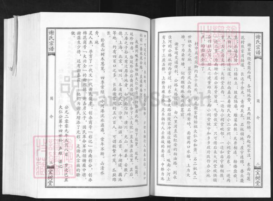 湖北省黄冈市红安县谢氏宝树堂族谱-谢氏宗谱.pdf电子版插图2