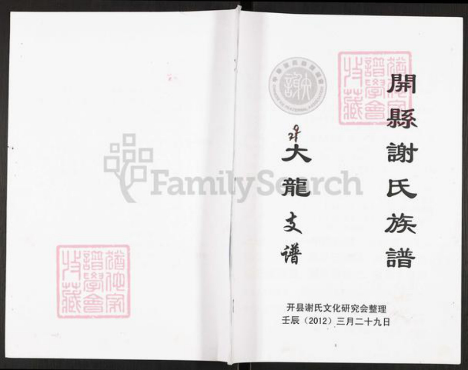 重庆市开州区谢氏族谱-开县谢氏族谱.大龙支谱.pdf电子版插图