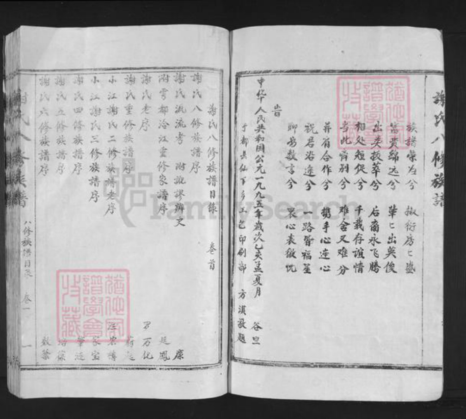 江西省赣州市信丰县谢氏族谱-谢氏八修族谱.pdf电子版插图2 江西省赣州市信丰县谢氏族谱-谢氏八修族谱.pdf电子版插图2