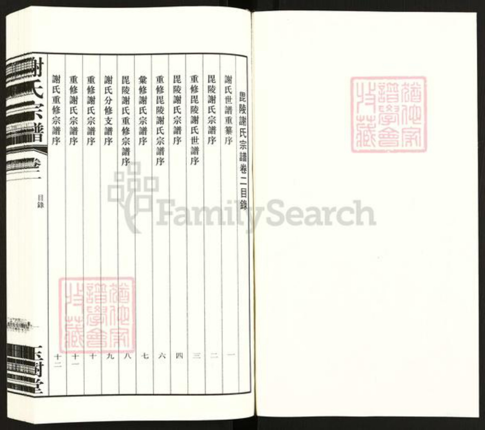 江苏省常州市武进县谢氏玉树堂族谱-谢氏宗谱.pdf电子版插图1