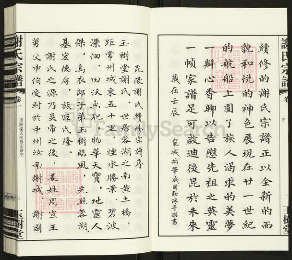 江苏省常州市武进县谢氏玉树堂族谱-谢氏宗谱.pdf电子版插图4 江苏省常州市武进县谢氏玉树堂族谱-谢氏宗谱.pdf电子版插图4