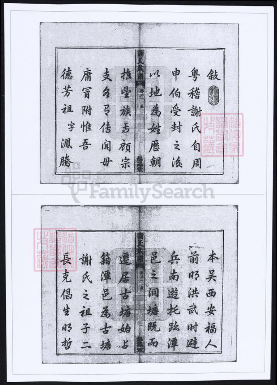 湖南省湘潭市谢氏族谱-谢氏族谱.pdf电子版插图4