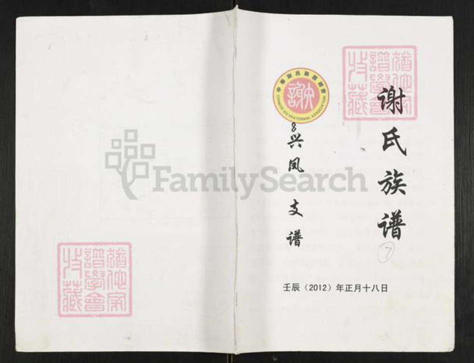 重庆市开州区重庆市万州开县谢；谢氏族谱-谢氏族谱.兴凤支谱.pdf电子版插图