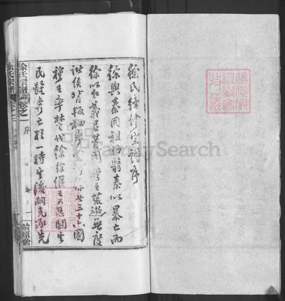 湖北省武汉市新洲区徐氏贻源堂族谱-徐氏宗谱.pdf电子版插图1