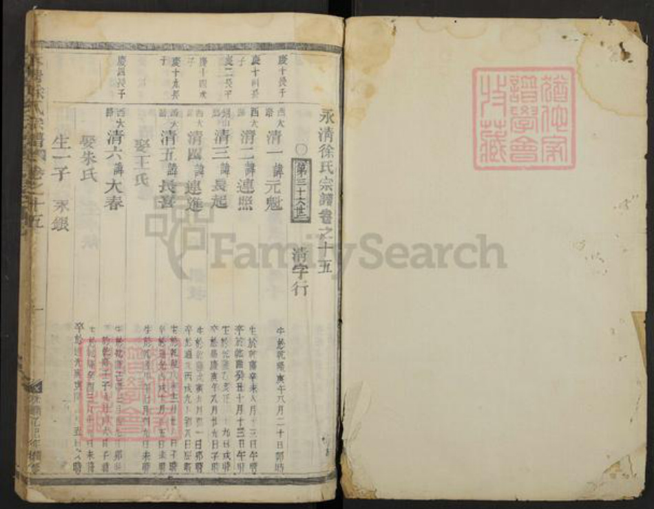 浙江省金华市徐氏族谱-永清徐氏宗谱.pdf电子版插图1