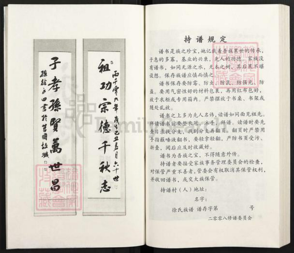 山东省潍坊市安丘市徐氏永思堂族谱-徐氏族谱.pdf电子版插图3