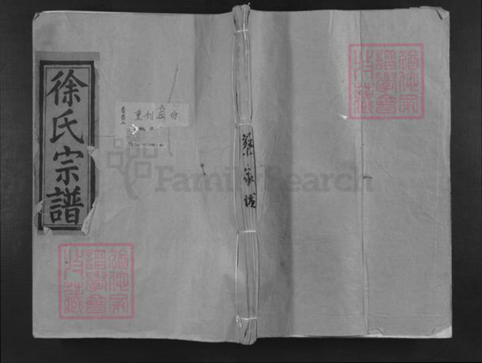 江西省上饶市鄱阳县凰岗镇徐氏三闾堂族谱-徐氏宗谱.pdf电子版