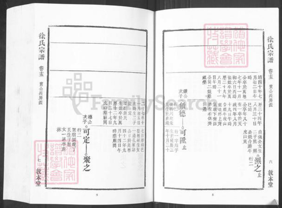 山东省枣庄市滕州市西岗镇徐氏敦本堂族谱-徐氏宗谱.pdf电子版插图5 山东省枣庄市滕州市西岗镇徐氏敦本堂族谱-徐氏宗谱.pdf电子版插图5